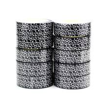 NEW 10pcs/Lot Decorative Black and White Animal Pattern Leopard Washi Tapes Japanese Paper Scrapbooking Masking Tape Stationery 2024 - buy cheap