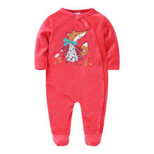 KAVKAS Baby Boy Girl Romper Cute Design Long Sleeve Winter Overalls Infant Cotton Warm Newborn Jumpsuit 0-12 months 2024 - buy cheap