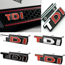 Adesivo emblema estilo de carro para tdi, adesivo emblema de grade dianteira de carro decalque para volkswagen touran lavida sagitar, scirocco jetta bora 2024 - compre barato