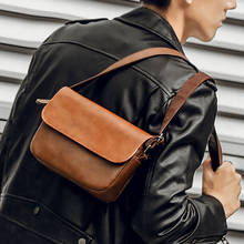 Bolsos de mensajero de alta calidad para hombre, bandoleras masculinas de estilo Vintage, a la moda, de estilo informal, de viaje y ocio, bolso cruzado de hombro pequeño 2024 - compra barato