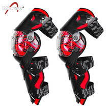 Motorcycle Knee Protector Knee Guard Knee Pads Protective Durable Carbon Fiber Rodilleras Motocross Joelheira for Riding Cycling 2024 - buy cheap