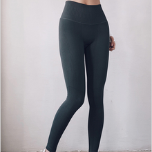 Штаны для йоги с высокой талией, бесшовные, пуш-ап, спортивные женские штаны для фитнеса, бега, йоги, энергетические бесшовные леггинсы, быстросохнущие штаны для спортзала 2024 - купить недорого