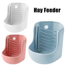 Guinea Pig Chinchilla Hay Feeder Ceramic Dual-Use Food Bowl Rabbit Food Bowl Fixed Anti-Turning Dragon Cat Triangle Grass Frame 2024 - buy cheap