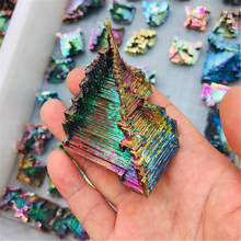 Natural crystalline mineral bismuth ore crystal bismuth metal ore 2024 - buy cheap