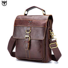 Business Men's Genuine Leather Shouder bag  Bags High Quality Messenger Bag For Man Fashion Causal Crossbody Official handbag 2024 - buy cheap