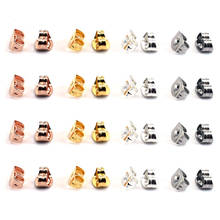100Pcs/lot Stainless Steel Gold/rose Gold Earring Back Earrings Stopper DI YEarring Findings for Handmade Crafts Jewelry Making 2024 - buy cheap