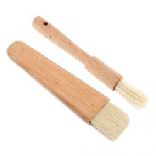 Wooden Kitchen Barbecue Brush Baking Brush Bread Chef Pastry Oil Butter Oil Brush Home Kitchen Cooking Baking Barbecue Brush 2024 - buy cheap