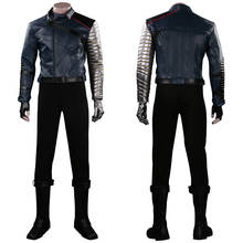 Falcon & Winter Soldier Bucky Cosplay Costume Outfits Adult Jacket Pants Gloves Suit Halloween Carnival Costume 2024 - buy cheap