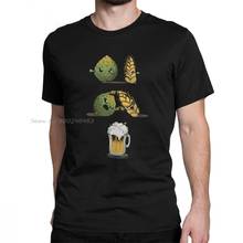 Camiseta masculina cerveja fusion, camiseta de bar, camiseta engraçada com gola curta, presente de algodão, roupas engraçadas 2024 - compre barato