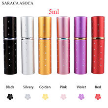 30pcs/lot Wholesale Aluminum Mix Color Order Empty 5ml Metal Lipstick Refillable Bottles Spray Bottle Perfume Atom 2024 - buy cheap