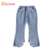 Crianças calças de brim para meninas 2020 nova primavera calças de brim do bebê meninas calças de criança roupas da menina crianças denim calças de brim para meninas 2024 - compre barato