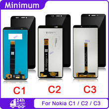 5,45 "для Nokia C1 C 1 TA-1165, ЖК-дисплей, сенсорный экран, дигитайзер, сборка, протестированная замена, Запасные Запчасти + Инструменты 2024 - купить недорого