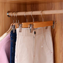 Colgador de pantalones con clip para el hogar, 4 piezas, antideslizante, retráctil, para armario, grueso 2024 - compra barato