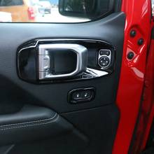 Manijas de puertas interiores para Jeep Wrangler JL 2018 2019 2020, accesorios, cubierta de cuenco, embellecedor de ABS, decoración, estilo de coche 2024 - compra barato