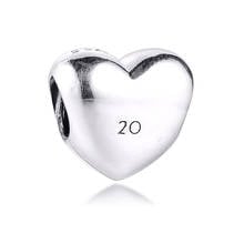 Fits Pandora Bracelet Genuine 925 Sterling Silver 2020 Limited Edition Heart Charm Beads for Jewelry Making kralen berloques 2024 - buy cheap