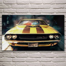 Challenger-carteles clásicos de muscle sport car para pared, imagen para decoración del hogar, sala de estar, dormitorio, KL491 2024 - compra barato