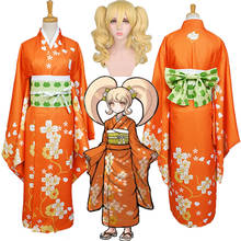 Super Danganronpa 2 Cosplay Costumes Hiyoko Saionji Kimono Costume Halloween Carnival Costumes Women Girls Fancy Dress Kimono 2024 - buy cheap