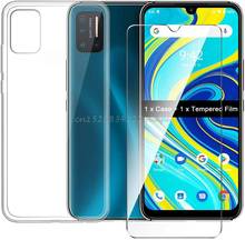 For Cubot P40 Tempered Glass Case Soft Silicone Case With Full Tempered Glass For Cubot P40 Cases Vetro Cover 6.2 Inch 2024 - buy cheap