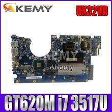 Akemy UX32VD Laptop motherboard For Asus UX32VD UX32V UX32 Test original mainboard 2G RAM I7-3517U GT620M 2024 - buy cheap