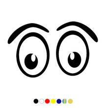 CS-10391# Vinyl Decal Cartoon Eyes Car Sticker Waterproof Auto Decors on Truck Bumper Rear Window Choose Size 2024 - buy cheap