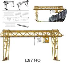 1: 87 HO Масштаб миниатюрный E5 модель крана поезд архитектурная сцена песок стол железнодорожные аксессуары-серый 2024 - купить недорого