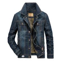 Mcikkny Men Vintage Cargo Denim Jackets And Coats Loose Trucker Outwear Tops For Male Clothing  Spring Autumn 2024 - buy cheap