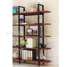 120*182cm 5 Layer Floor Corner Shelf Wood Rack Steel Frame Book Goods Storage Rack Organizer Living Room Corner Shelf BookShelf 2024 - buy cheap