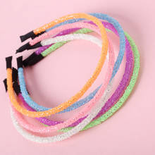 1PC New Children's Headband Candy Color Band For Baby Girls Simple Fabric Hairband Comfortable Handmade Slender Band Accessories 2024 - buy cheap