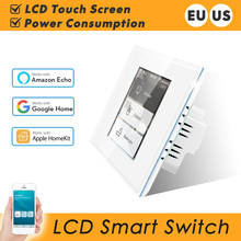 1/2/3 Gang LCD Wifi Smart Wall Light Switch Curtain  4 In1 Home Switch Work With Alexa Google Home Apple Homekit No Hub Required 2024 - buy cheap