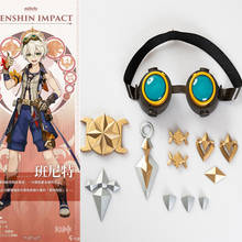 Genshin-Gafas de impacto, accesorio de Cosplay, utillaje para disfraz de Halloween 2024 - compra barato