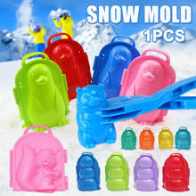 Snow Mold Snowball Maker Clip Snow Sand Mould Tool Toy for Children Kids Outdoor Winter Safety Cartoon Duck Fun Sports 2024 - купить недорого