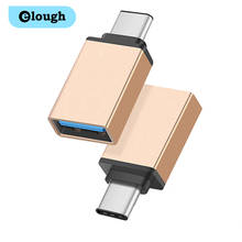 Elough OTG Adapter  USB Type C Male To USB 3.0 Female Converter For Macbook Samsung S20 Mouse Huawei USB-C Type-C OTG Connector 2024 - buy cheap