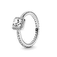 Индивидуальная элегантность циркониевое кольцо геометрический квадратный Модные кольца для женщин пара Свадебные обручальные ювелирные изделия подарок 2024 - купить недорого