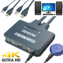 Conversor de mouse e teclado para hdmi, portas hdmi, kvm switch, suporte para 4k x 2k @ 30hz para linux, windows, mac 2024 - compre barato