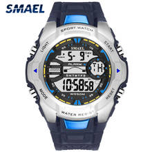 SMAEL-reloj deportivo de lujo para Hombre, cronógrafo con alarma militar del ejército, Digital, LED, informal, regalo 2024 - compra barato