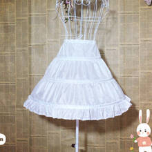 Enagua Vestido corto vestido Cosplay enagua encaje Lolita enagua Rockabilly crinolina 2024 - compra barato