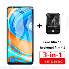 3in1 Hydrogel Film For Xiaomi Redmi Note 9 Note 9s Note 9 Pro Max Screen Protector Camera Lens Film For Redmi note 9 Pro note 9s 2024 - buy cheap