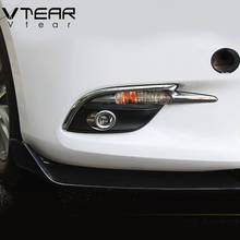 Vtear-tira de luz antiniebla delantera para Mazda 3 hatchback, sedan Axela 2017-2019, embellecedor de cejas, accesorios de decoración externa 2024 - compra barato