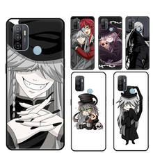 Capa de mordomo preta kuroshitsuji para oppo, a53 2020 a31 a5 a9 a83 a91 a15 a1k a5s a52 a72 ren2 z 4 pro f5 f7 2024 - compre barato