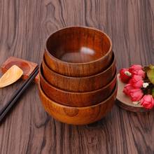 Natural Jujube Wooden Rice Soup Bowl Food Containter Kitchen Utensil Tableware 2024 - buy cheap