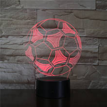 Soccer Ball Style 3D Led Night Light for Bedroom Decor Gift for Boyfriends Soccer Fan Remote Touch Control Dropshipping 3376 2024 - buy cheap