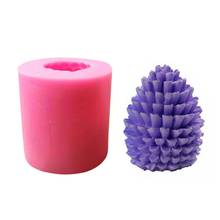 Silicone Candle Mold Christmas Pine Cone Candle Mold DIY Handmade Aromatherapy Candles Beeswax Pinecone Candle Making Mould 2024 - купить недорого