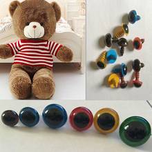 Ojos de seguridad de plástico para juguetes, mezcla de colores brillantes, artesanía, Ojos de oso de peluche de 8-20mm, marionetas de animales, DIY, 100 Uds. 2024 - compra barato