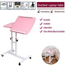 Foldable Computer Table  64*40CM Adjustable Portable Laptop Desk Rotate Laptop Bed Table Can be Lifted Standing Desk 2024 - buy cheap