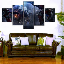 Casa decoração modular imagem da lona 5 peça kerrigan starcraft jogo pintura cartaz parede para casa arte pintura da lona atacado 2024 - compre barato