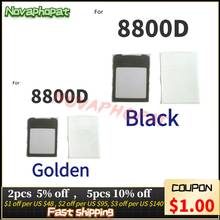 Novaphopat Black / Golden Glass Mirror Screen For Nokia 8800D Glass lens Panel with adhensive tape +tracking 2024 - buy cheap
