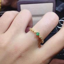 Natural And Real emerald ring  luxury ring For Woman Free shipping  925 sterling silver Fine jewelry 2024 - buy cheap