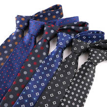 Yishline gravata masculina listrada com 7cm, gravatas de pescoço com agulhas para homens, noivado e casamento, azul e vermelho 1200 2024 - compre barato