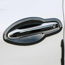 Manija de puerta inteligente para coche, cubierta embellecedora exterior de titanio negro para HONDA CRV CR-V 2012, 2013, 2014, 2015, 2016, 8 Uds. 2024 - compra barato