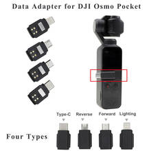 OSMO Pocket-conector de datos Android para DJI OSMO Pocket, cardán de mano, hacia adelante, marcha atrás, Cable de iluminación tipo c, adaptador de datos 2024 - compra barato